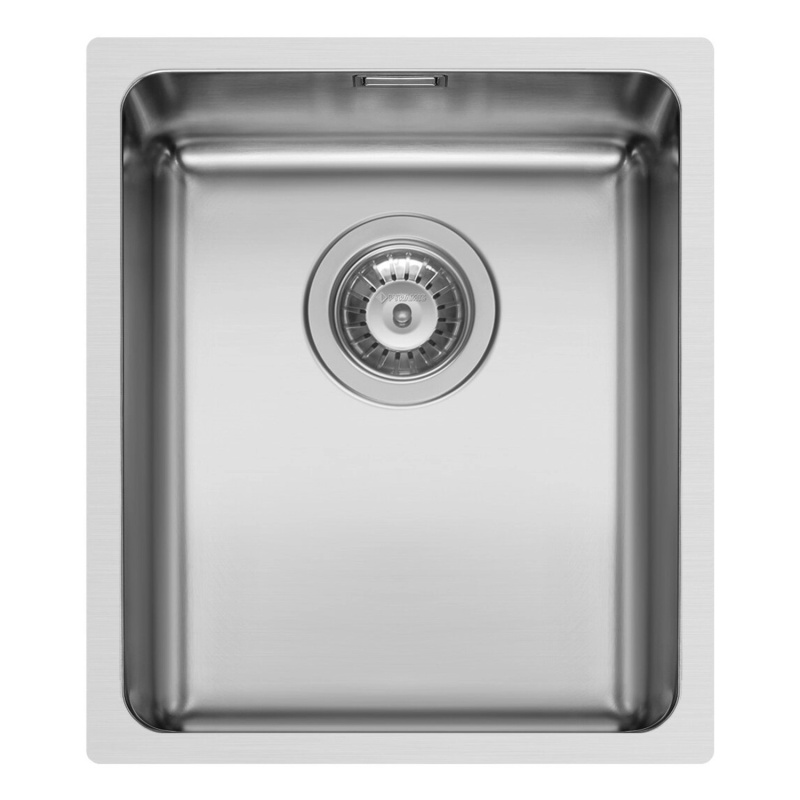 PYRAMIS Nerezový dřez pro spodní montáž LYDIA 1B hladký, 34 x 40 cm