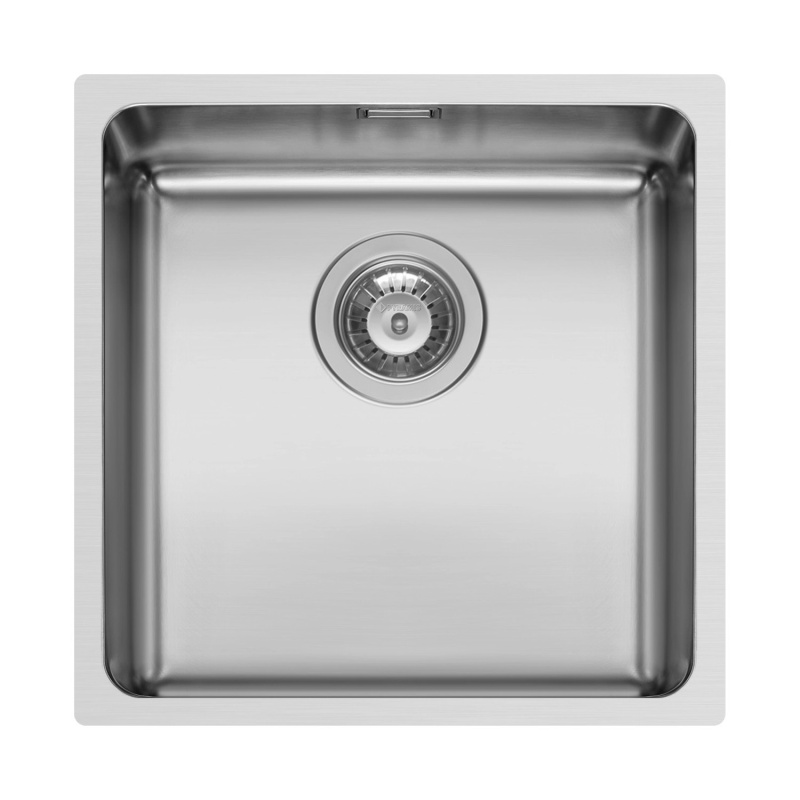 PYRAMIS Nerezový dřez pro spodní montáž LYDIA 1B hladký, 40 x 40 cm