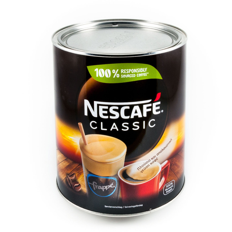 Nescafé Classic ŘECKÉ Frappé 700g - krásná plechovka