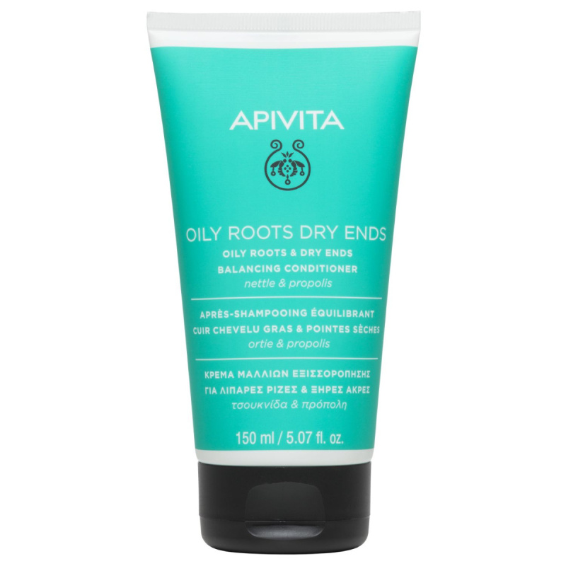 Apivita Oily Roots & Dry Ends Balancing Conditioner kondicionér pro mastnou vlasovou pokožku a suché konečky 150 ml