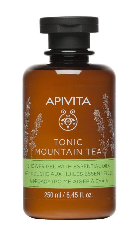 Apivita Tonic Mountain Tea Tonifying Shower Gel tonizující sprchový gel 250 ml