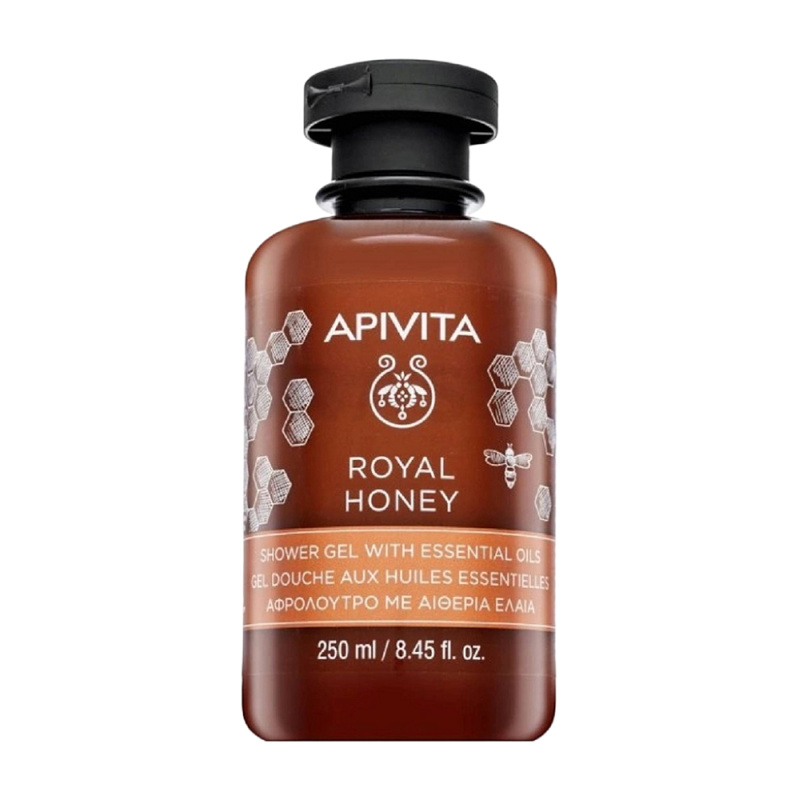 Apivita Royal Honey Creamy Shower Gel hydratační sprchový gel s esenciálními oleji 250 ml