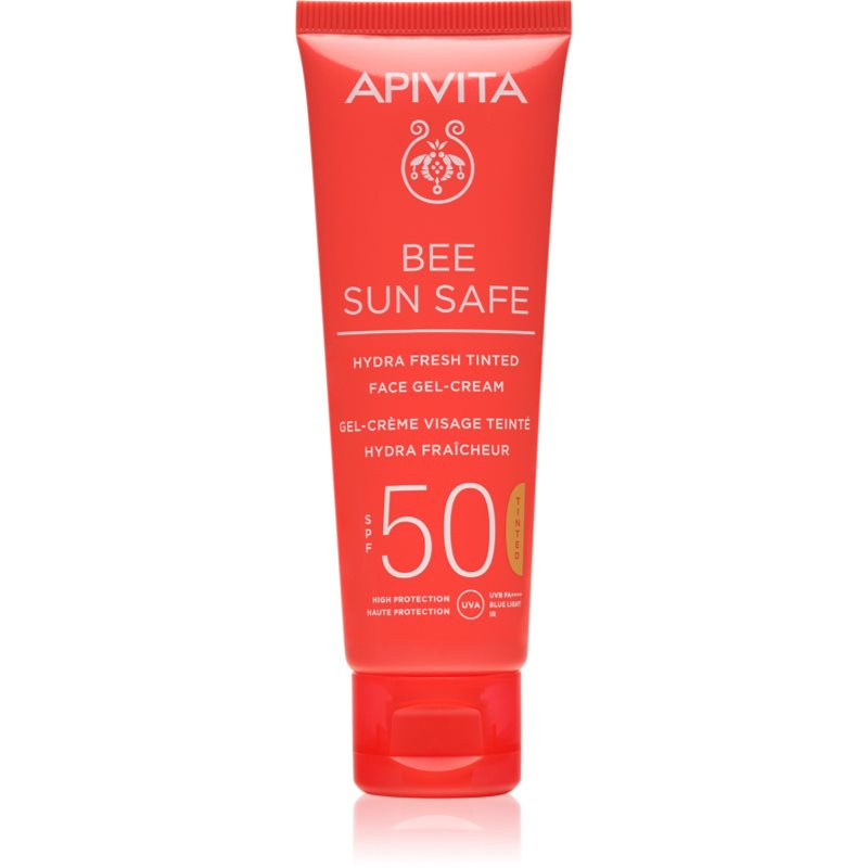 Apivita Bee Sun Safe Hydra Face Tinted Gel-Cream SPF50 tónovaný gel krém SPF 50 50 ml