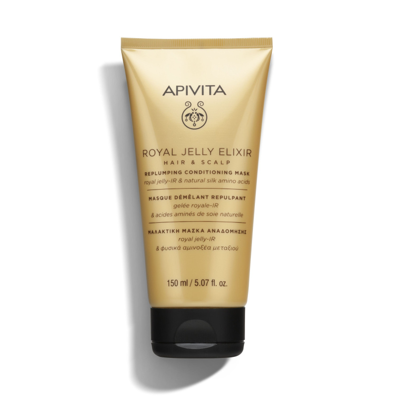 Apivita Royal Jelly Elixir Replumping Conditioning Mask kondicionér a maska 2 v 1 150 ml