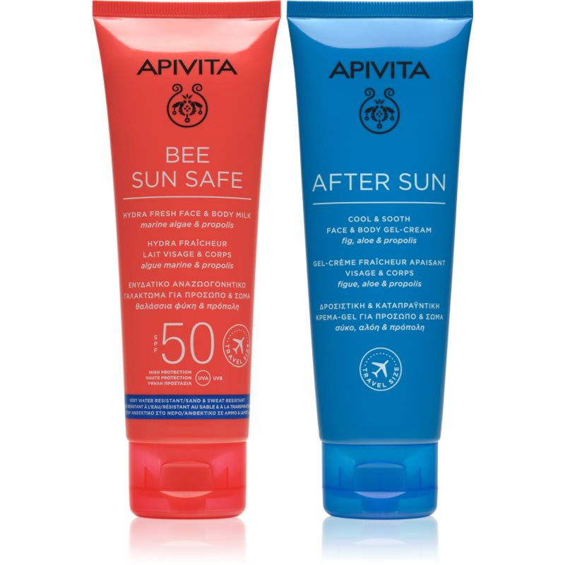 Apivita Bee Sun Safe Beach Essentials dárková sada na opalování SPF 50