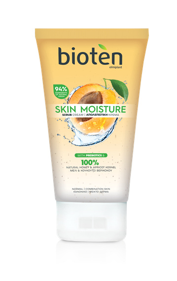 BIOTEN SKIN MOISTURE Krémový peeling s meruňkovými jadérky 150 ml