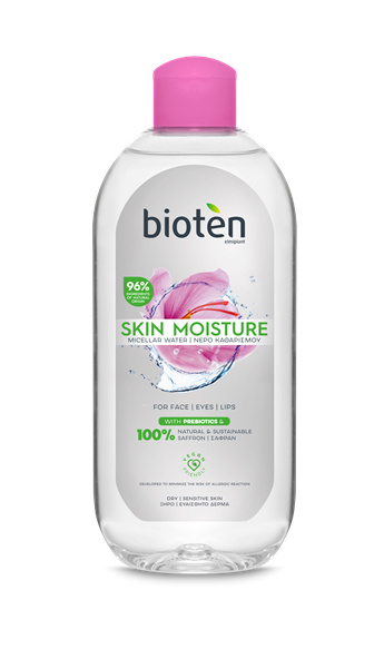 BIOTEN SKIN MOISTURE Micelární voda pro suchou a citlivou pleť 400 ml