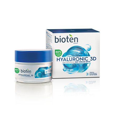BIOTEN HYALURONIC 3D denní krém OF15 50 ml