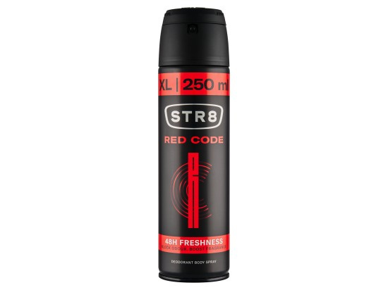 STR8 Red Code deodorant ve spreji pro muže 250 ml