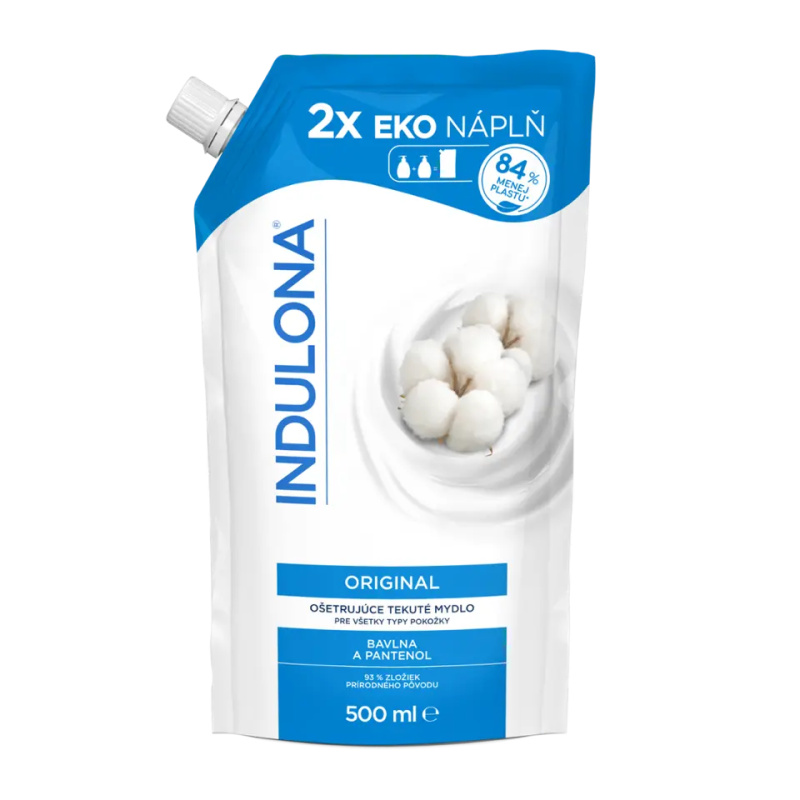 Indulona Original - tekuté mýdlo - náhradní náplň, 500 ml