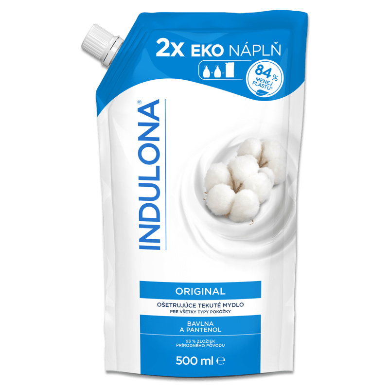 Indulona Original - tekuté mýdlo - náhradní náplň, 500 ml