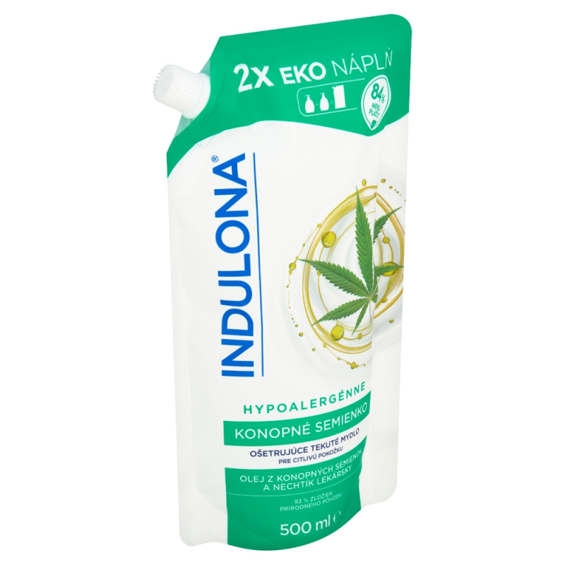 Indulona Tekuté mýdlo Konopné semínko, 500ml