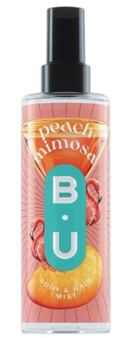 B.U. Peach Mimosa tělový sprej pro ženy 100 ml