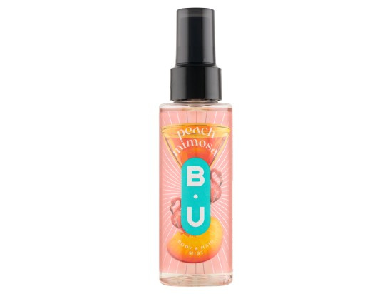 B.U. Peach Mimosa tělový sprej pro ženy 100 ml