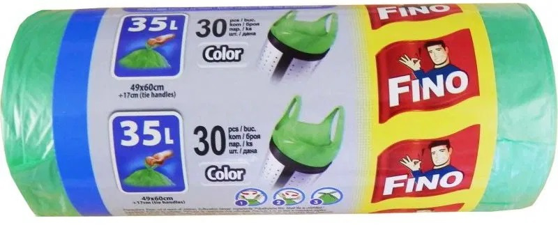 Fino Green Life Fino Color pytle do odpadkového koše s uchy, 35 l