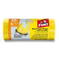 Fino - pytle na odpadky - s uchy, 20 l, 440 x 490 mm, 30 ks