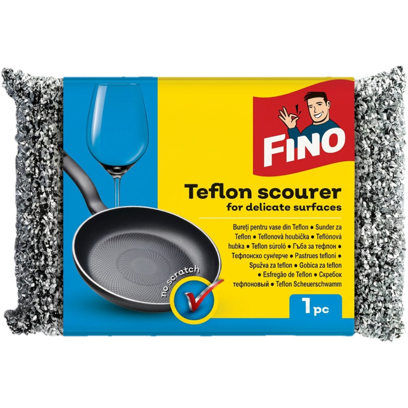 Fino - drátěnka na teflon - 1 ks
