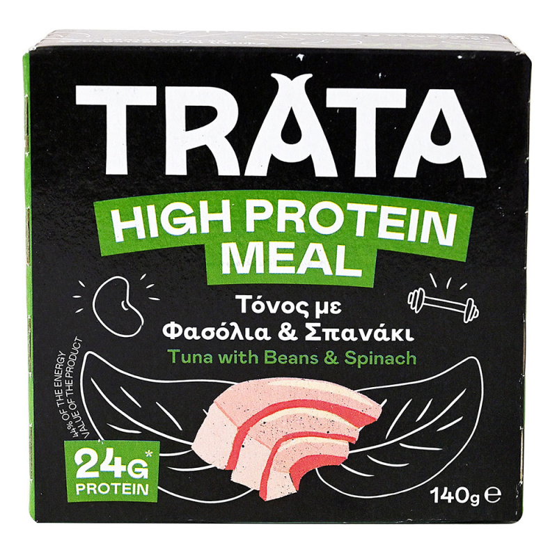 Trata High Protein Meal Tuňák s fazolemi a špenátem 140g