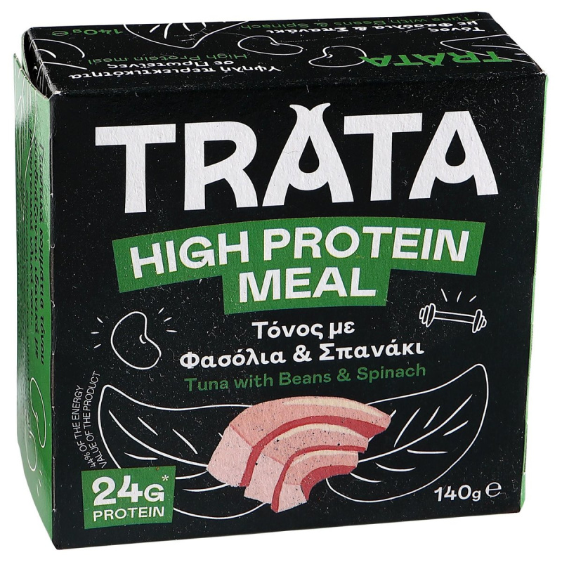 Trata High Protein Meal Tuňák s fazolemi a špenátem 140g