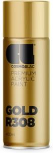 CL Cosmoslac dekorační akrylátový sprej R308 zlatý 400 ml