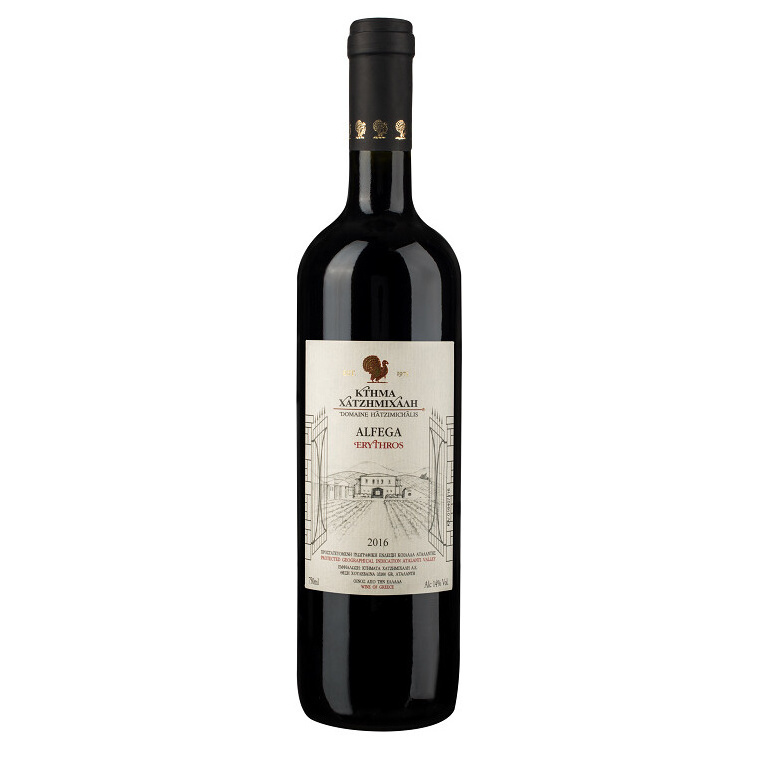 Domaine Hatzimichalis Hadzimichalis červené víno Alfega Erythros suché 2019 14,5% 750ml