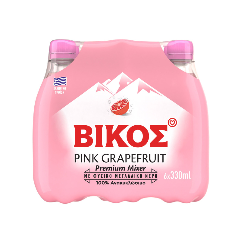 Vikos Růžový grep (Pink Grapefruit) 6 x 330ml