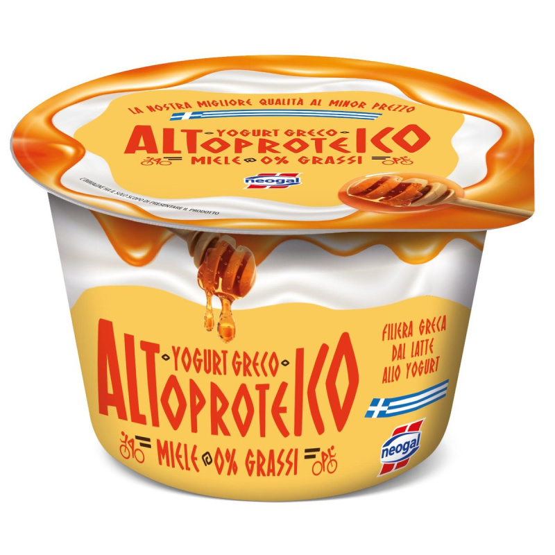 Neogal High protein řecký jogurt 0 % tuku s medem