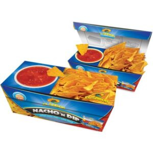 El Sabor Nachos tortilla chipsy a salsa dip 175g snack box