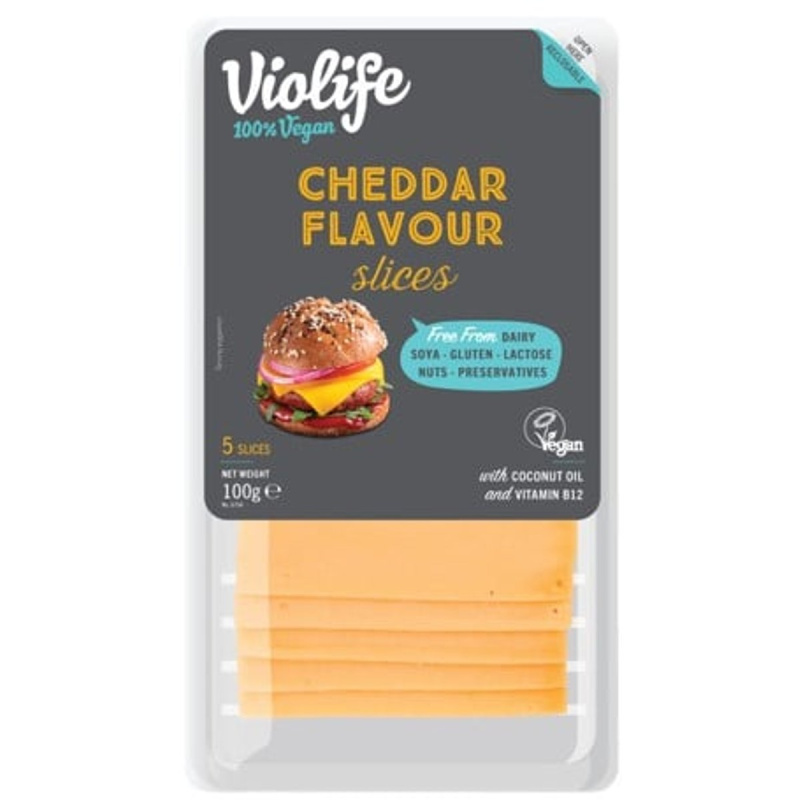 Violife Plátky s příchutí cheddaru