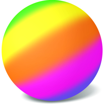 Duhový míč pro děti