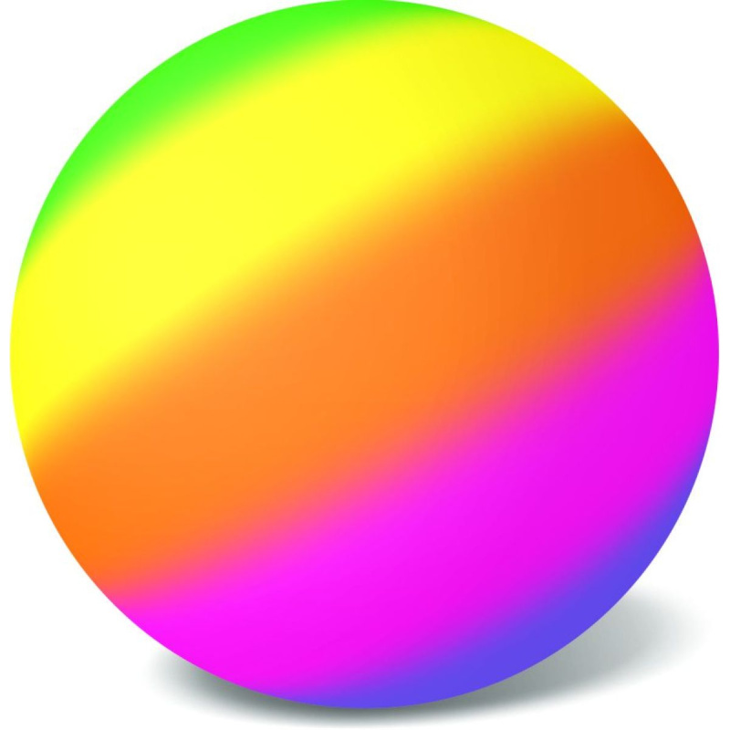 Míč tříbarevný Fluo 14 cm