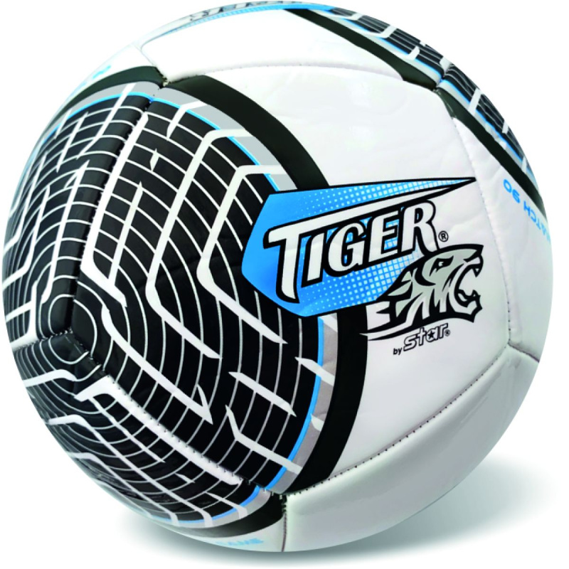 Kožený fotbalový míč League Line černý vel. 5