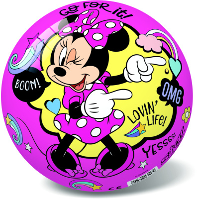 Míč s Minnie Disney růžovo-fialový