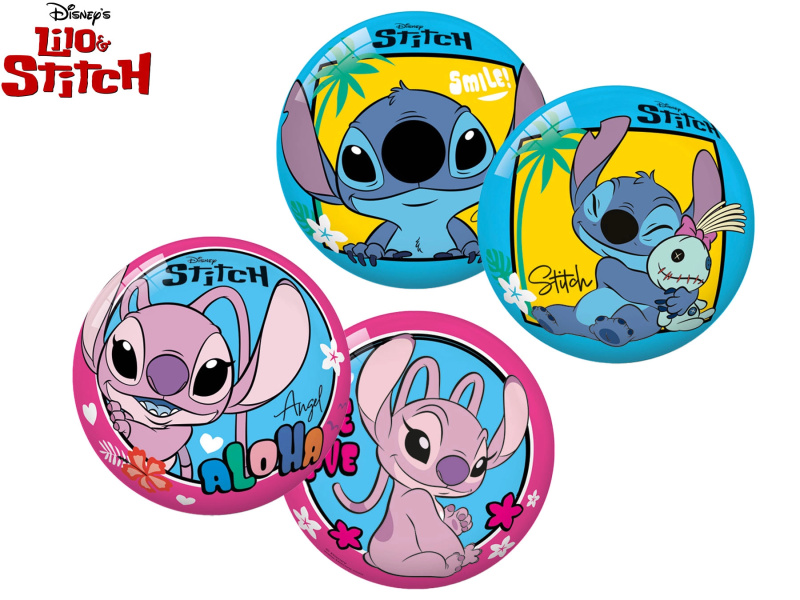 Dětský míč Lilo a Stitch 11 cm - 1 kus