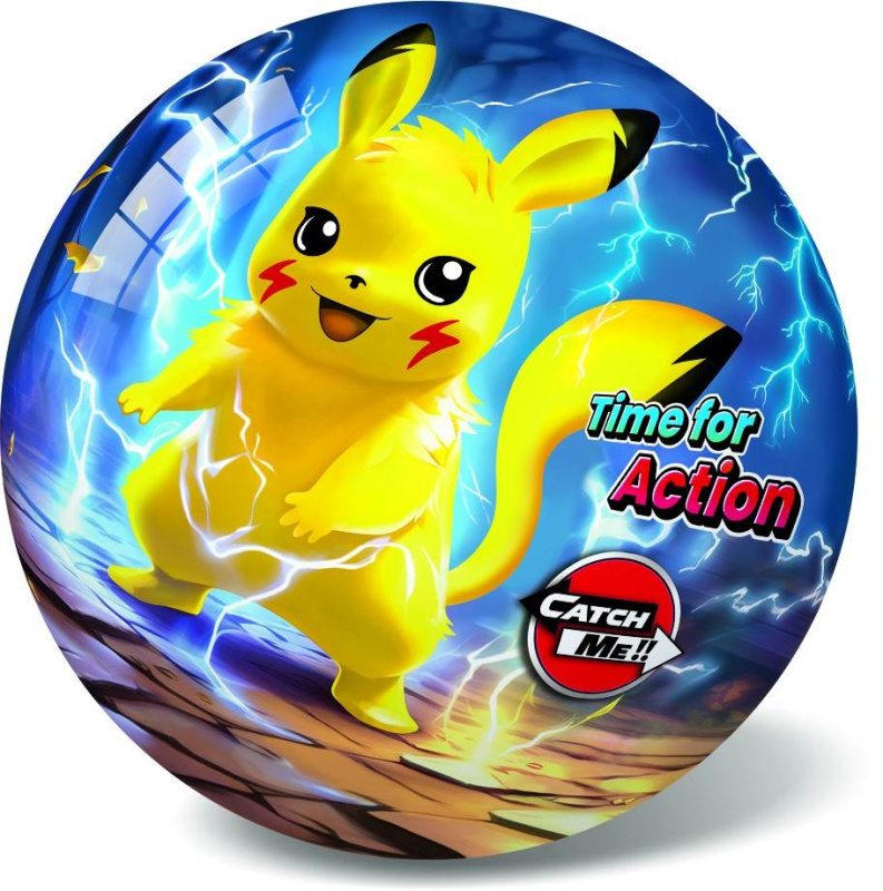 Míč s motivem Pikachu 14 cm