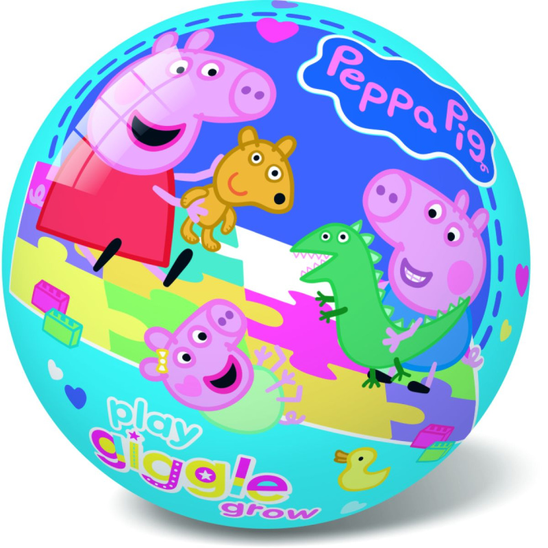 Míč s motivem Prasátko Peppa 14 cm