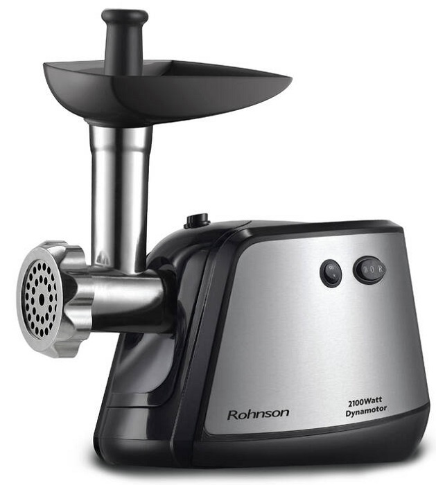 Mlýnek na maso Rohnson R-5435 Dynamotor / 2100 W / stříbrná/černá Varianta: ivi1