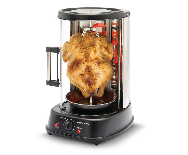 Rohnson vertikální gril R-2530 na gyros a souvlaki