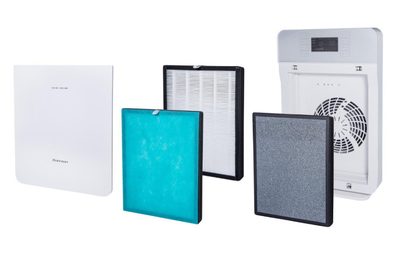 Set filtrů R-9450FSET pro čističku vzduchu Rohnson -9450 Steril Air UVC+ION a R-9500 Safe Air