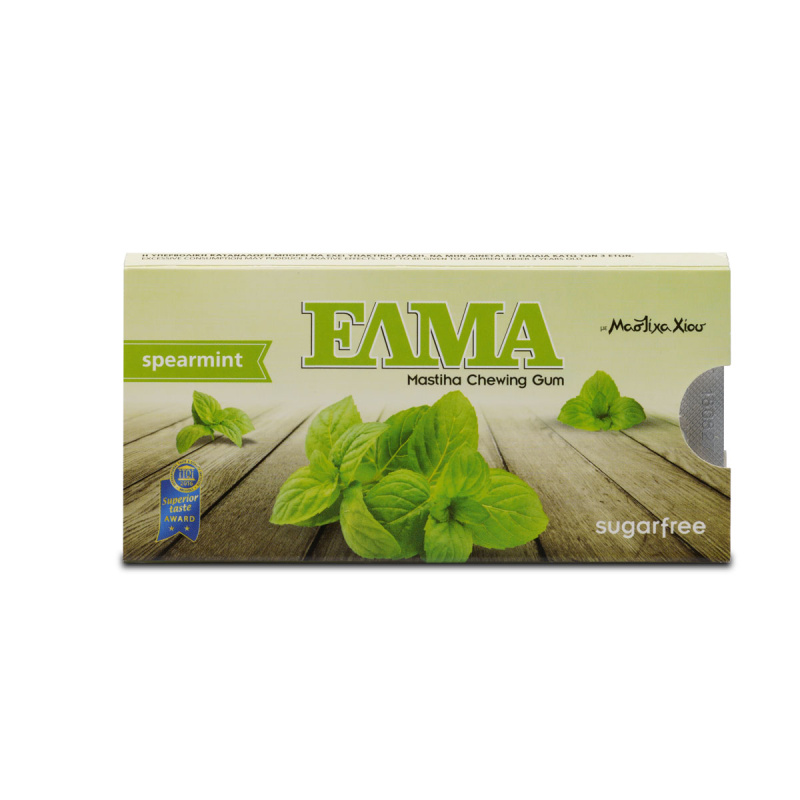 ELMA Spearmint žvýkačky bez cukru s mastichou a mátou