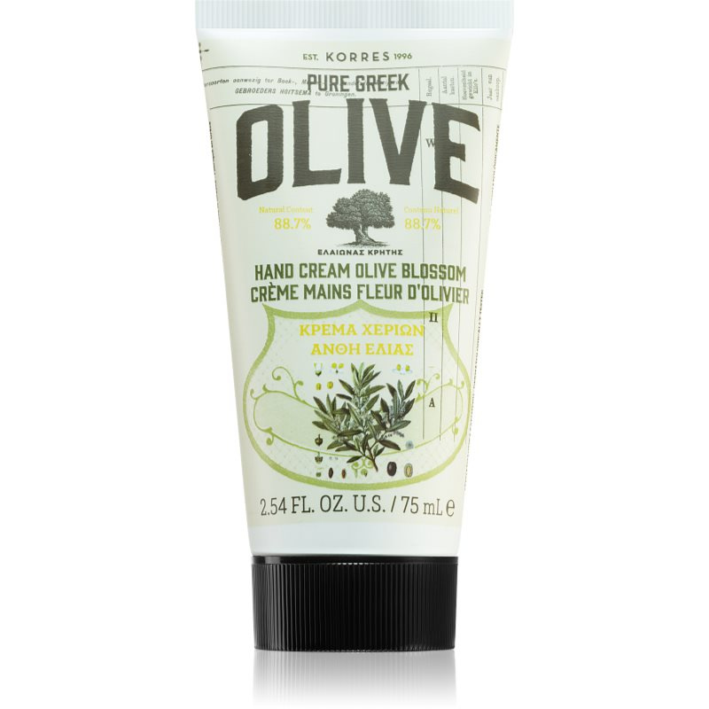 Korres Pure Greek Olive & Olive Blossom pečující krém na ruce 75 ml