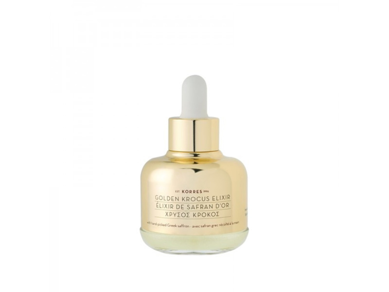 Korres Golden Krocus šafránový elixír proti stárnutí pleti 30 ml