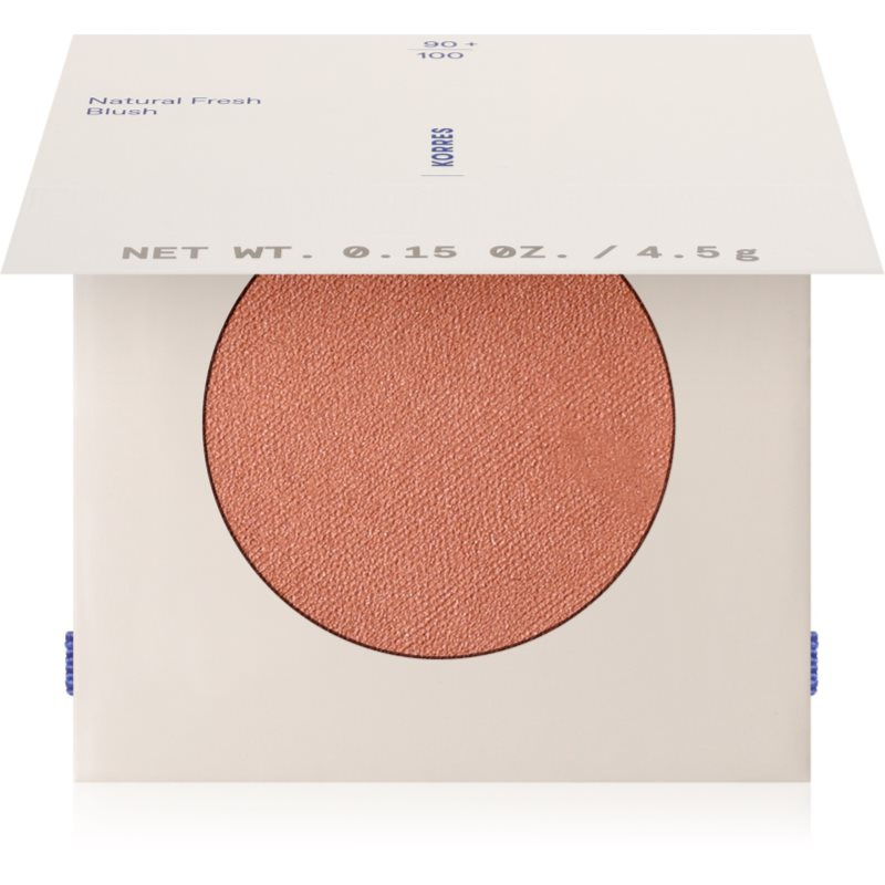 Korres Natural Fresh Blush kompaktní tvářenka odstín Almond Bronze 4.5 g