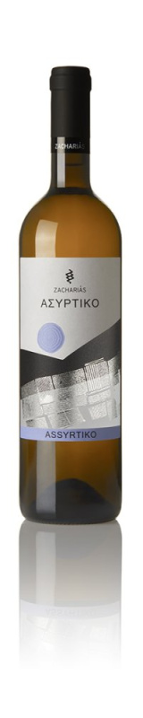 Zacharias Winery bílé suché víno ASSYRTIKO 2024 13,5% 750 ml