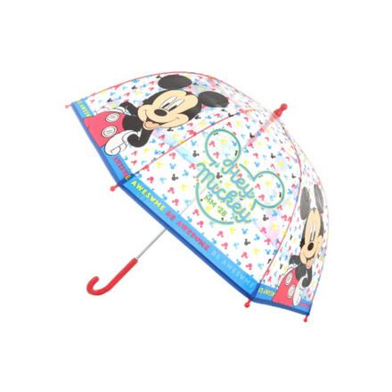 Mickey deštník průhledný manuální modrý
