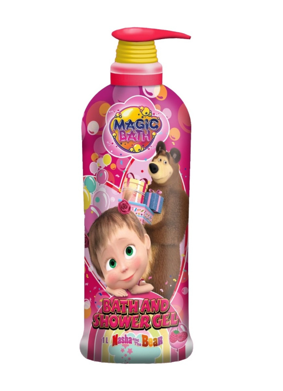 Sprchový gel 1000 ml Máša a medvěd