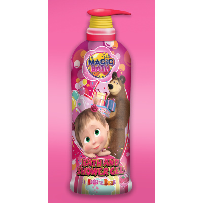 Sprchový gel 1000 ml Máša a medvěd