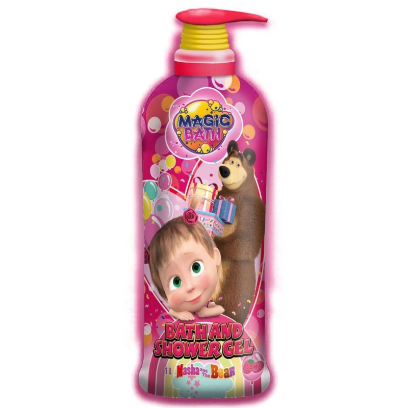 Sprchový gel 1000 ml Máša a medvěd