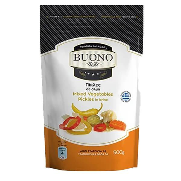 Tsarouchas BUONO Pikles nakládaná zelenina 500g