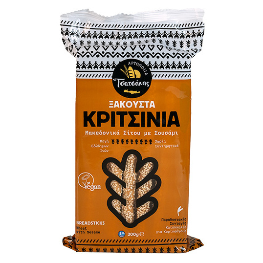 Tsatsakis Kritsinia pšeničné tyčinky se sezamem 300g